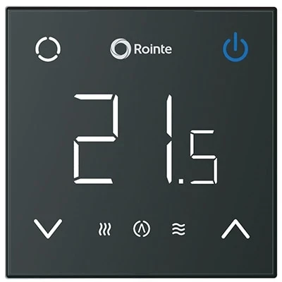 Rointe CT.2 Digital Thermostat for Electric Underfloor Heating - Wi-Fi Black