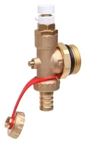 Danfoss End Section Manual Air Vent with Three Way Ball Valve