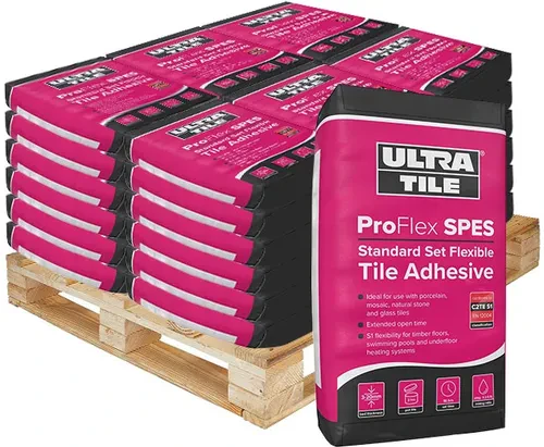Ultra-Tile ProFlex S1 SP+ES Standard Set Flexible Tile Adhesive (Grey) - 54 Bags