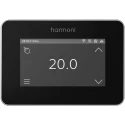 Harmoni Touch-E Black Wi-Fi Thermostat - 16 Amp