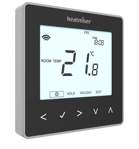 Heatmiser neoStat Programmable Thermostat - Black v2 x 3