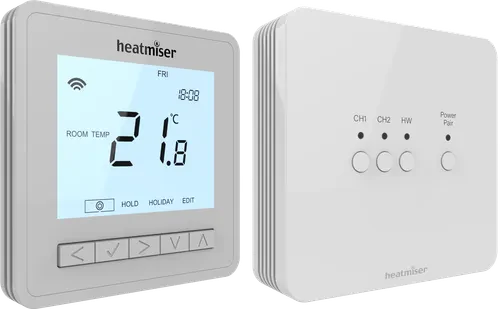 Heatmiser NeoHub Mini HW Heating & Hot Water Wireless WiFi Smart Control Bundle (Silver)