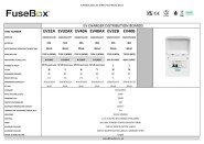 FuseBox EV Series Technical Data Sheet