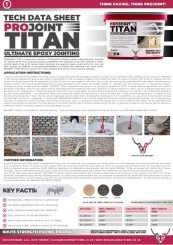 ProJoint TITAN Technical Data Sheet