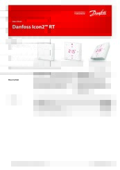 Danfoss Icon2 Room Thermostat Data Sheet