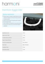 Harmoni WUFH Eggcrate Datasheet