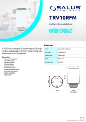 TRV10RFM SMART RADIATOR CONTROL Data Sheet