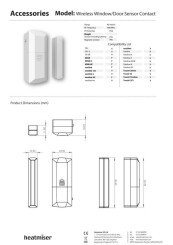 Wireless Door Contact Datasheet