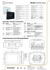 NeoStat Touch Datasheet